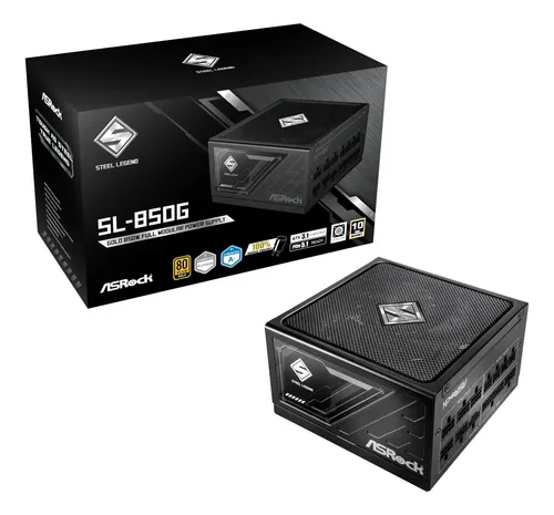 FUENTE DE PODER ASROCK 850W GOLD STEEL LEGEND FULL MODULAR
