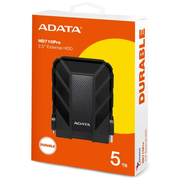DISCO DURO EXTERNO ADATA 5TB HD710 PRO NEGRO