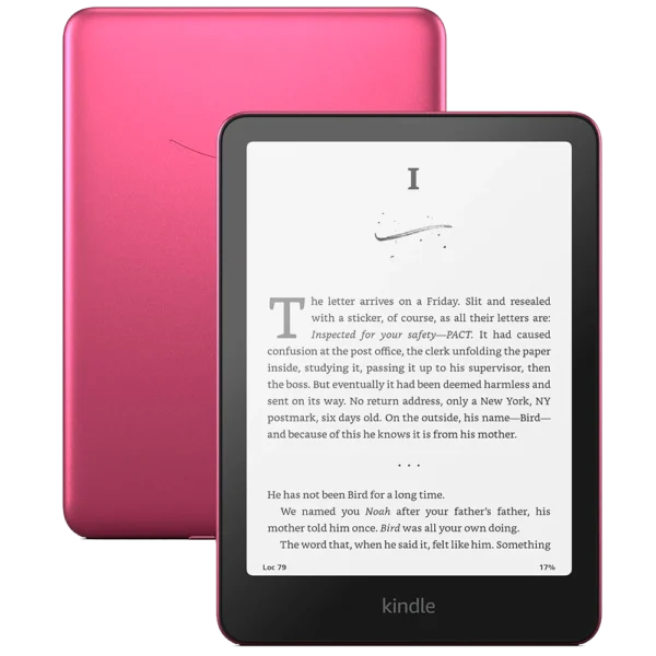 LECTOR ELECTRÓNICO AMAZON KINDLE PAPERWHITE SIGNATURE EDITION 7" 32GB ROSA (12° GEN, 2024)