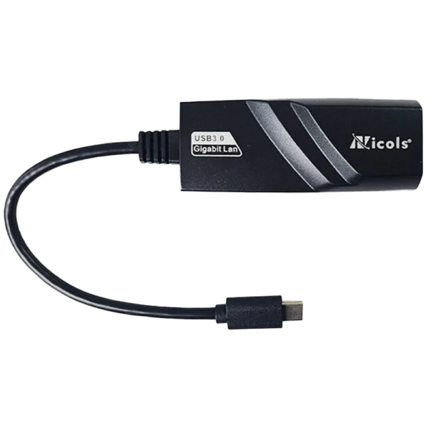 CONVERTIDOR USB TIPO C A RJ45 3.0 ETHERNET GIGA