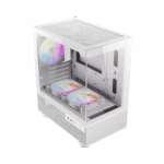 CHASIS MICRO-TOWER ANTEC CX200M ELITE RGB BLANCO Y NEGRO - Imagen 3