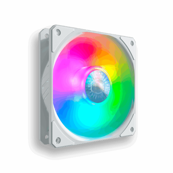 VENTILADOR COOLER MASTER SICKLEFLOW 120 ARGB BLANCO