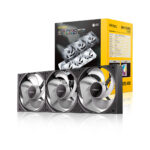 KIT VENTILADORES X3 ANTEC CONNECT 120 INVERSO ARGB BLANCO Y NEGRO