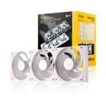 KIT VENTILADORES X3 ANTEC CONNECT 120 INVERSO ARGB BLANCO Y NEGRO - Imagen 2