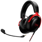 DIADEMA GAMER HYPERX CLOUD III NEGRO-ROJO