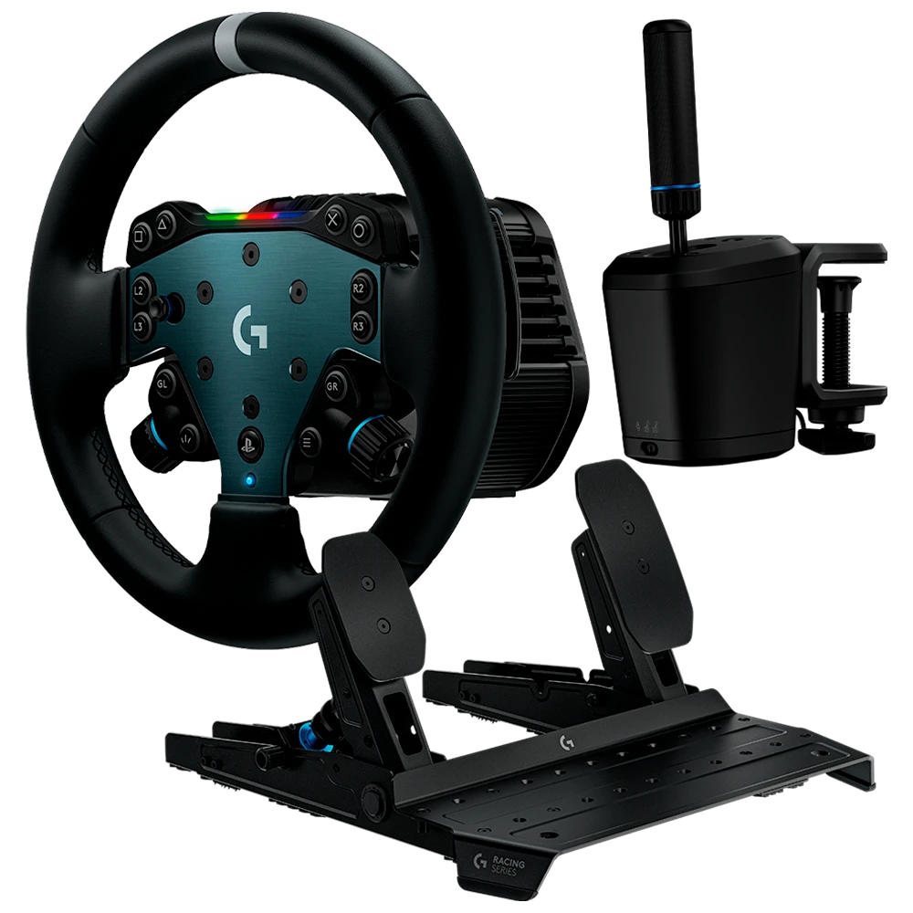 Product_20260224181420403094638.COMBO LOGITECH RS TOTAL RACING SYSTEM (TIMÓN, PEDALES, PALANCA DE CAMBIOS) - Imagen 1