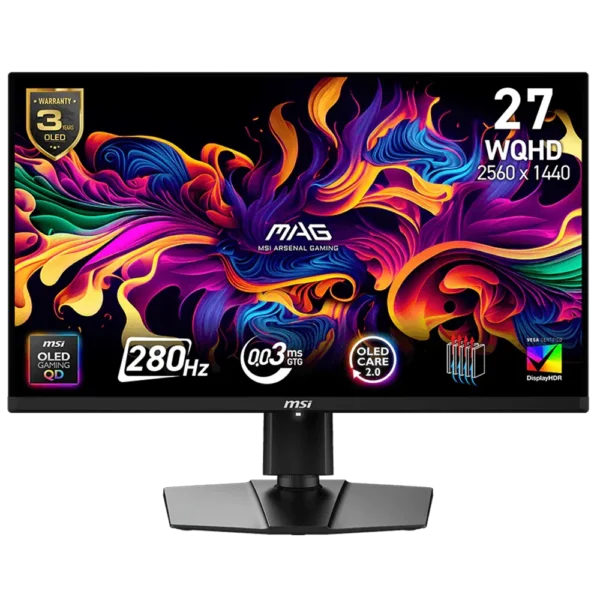 MONITOR OLED MSI MAG 27" WQHD (271QP) 0.03ms 280Hz