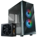 CHASIS MINI-TOWER COOLER MASTER CMP 320 + FUENTE 650W 80 PLUS BRONZE
