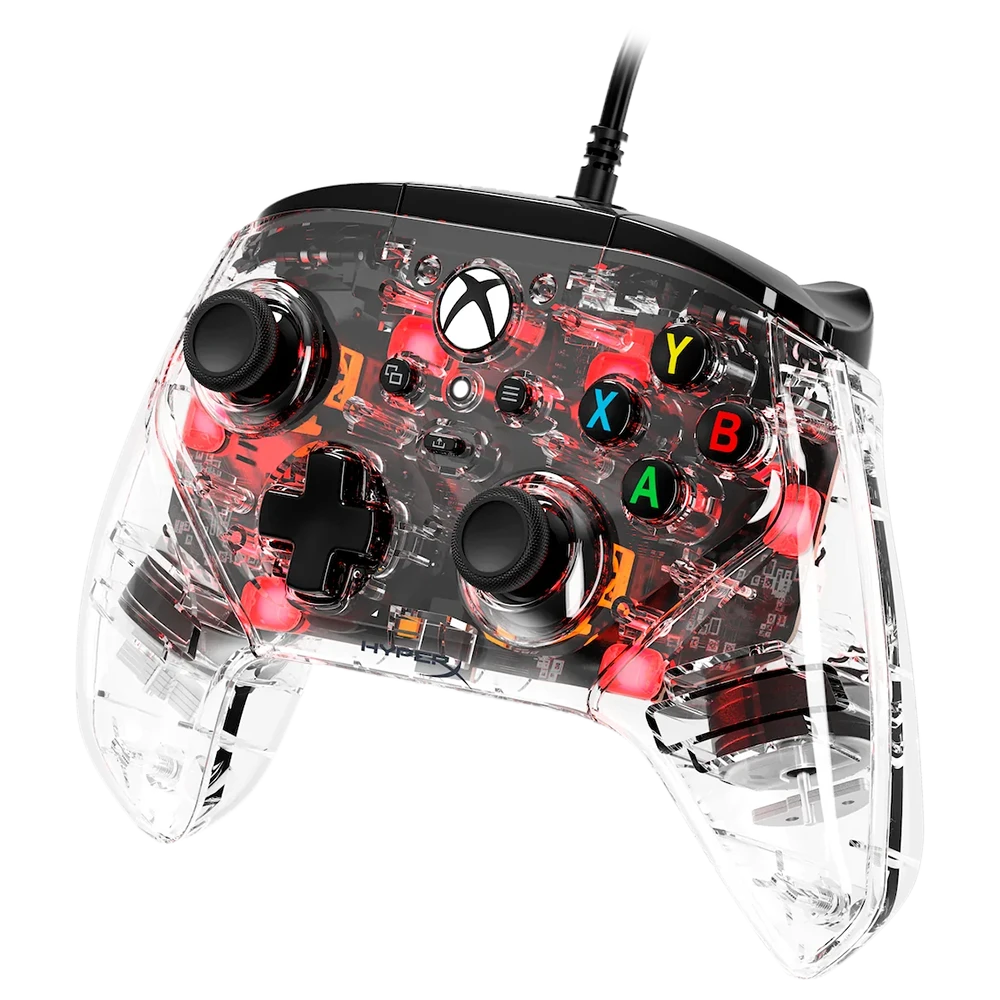 Product_20260508120943324469895.HYPERX-XBOX-1 CONTROL HYPERX CLUTCH GLADIATE XBOX (TRANSPARENTE) - Imagen 1