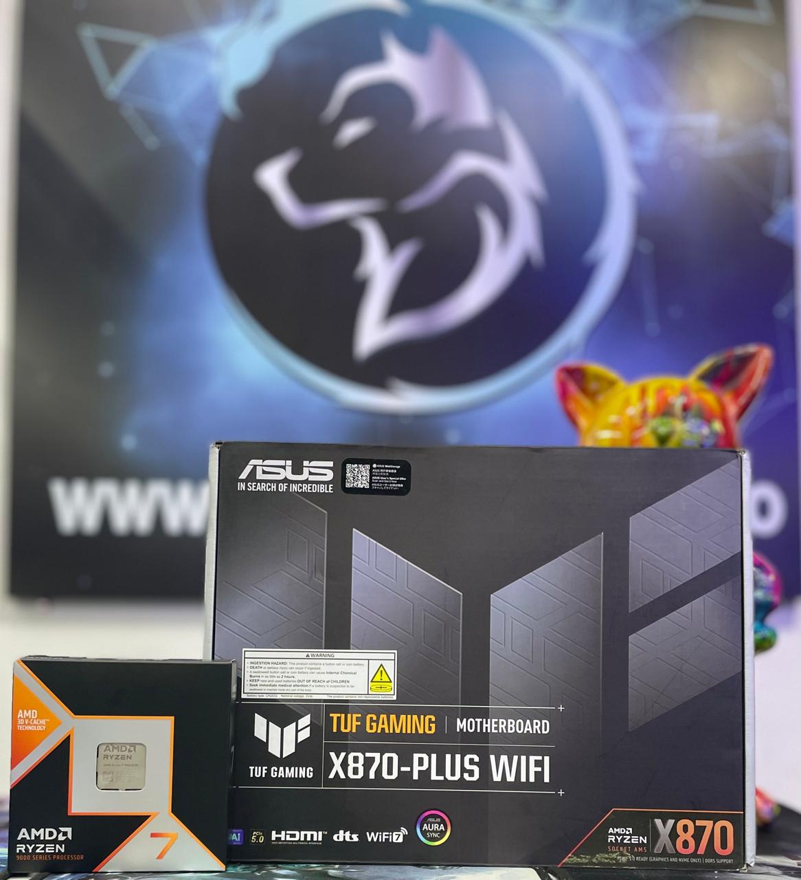 WhatsApp Image 2026-05-21 at 11.26.07 COMBO BOARD ASUS TUF X870 + RYZEN 7 9850X3D - Imagen 1
