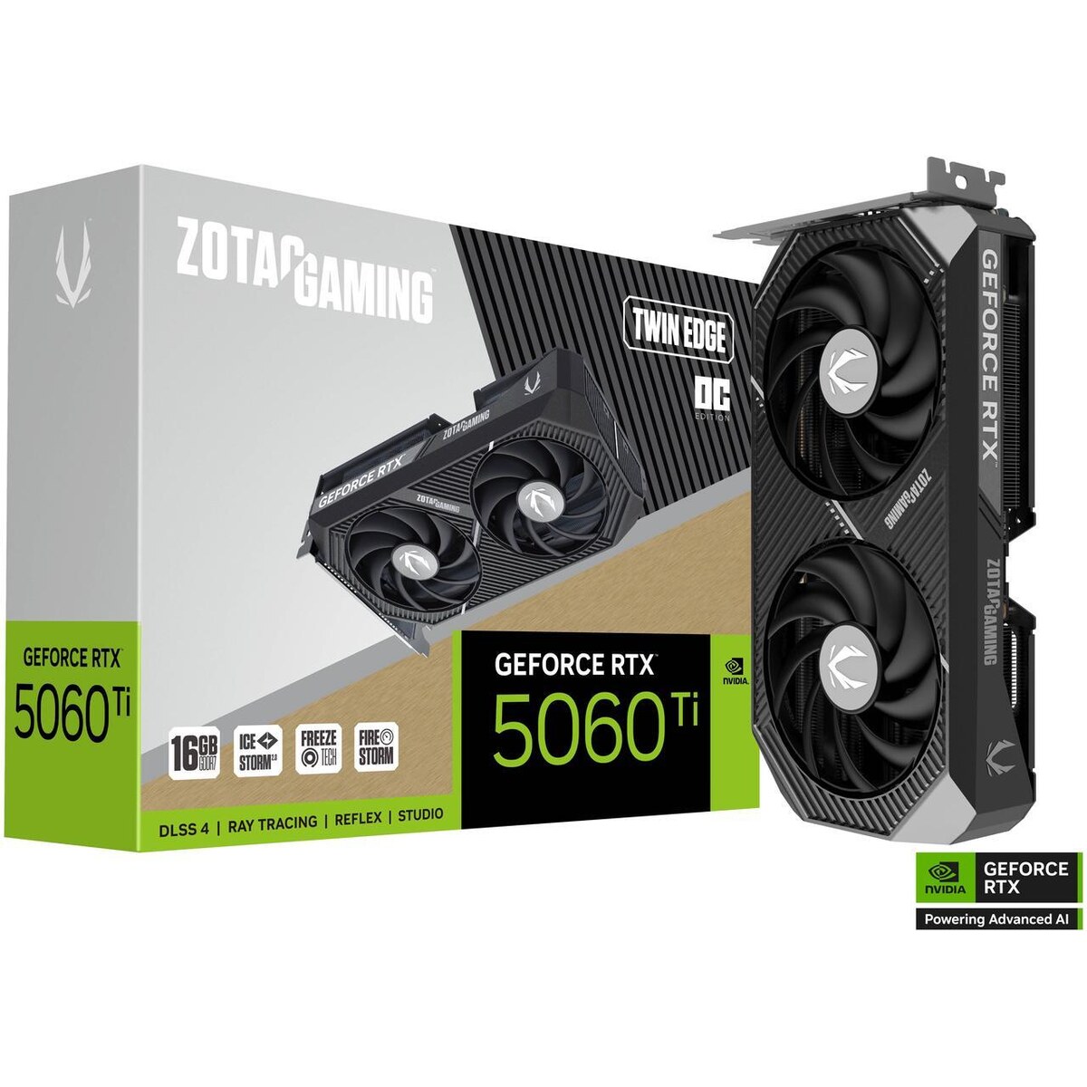 14-500-612-09_square TARJETA DE VIDEO ZOTAC RTX 5060TI 16GB TWIN EDGE OC - Imagen 1