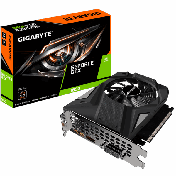 TARJETA DE VIDEO GIGABYTE GTX 1650 4GB OC 1FAN