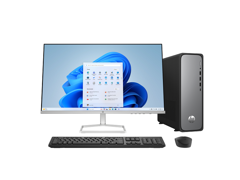 25C1_OmniDesk_9L_SFF_Kaohsiung_MT_Jet Black_Meteor Silver_CaptainCrunchWireless_527sf_Win11_Hero_FrontBundle_3857045 PC CORPORATIVO HP OMNIDESK SLIM (S03-0050LA) - Imagen 1