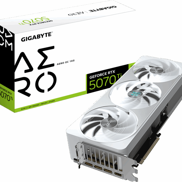 TARJETA DE VIDEO GIGABYTE RTX 5070TI 16GB AERO OC