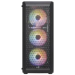 CHASIS MID-TOWER AEROCOOL BEAM FRGB NEGRO - Imagen 3