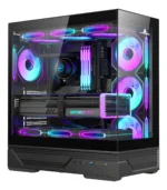 CHASIS MID-TOWER ICEBERG CRYSTAL GX NEGRO