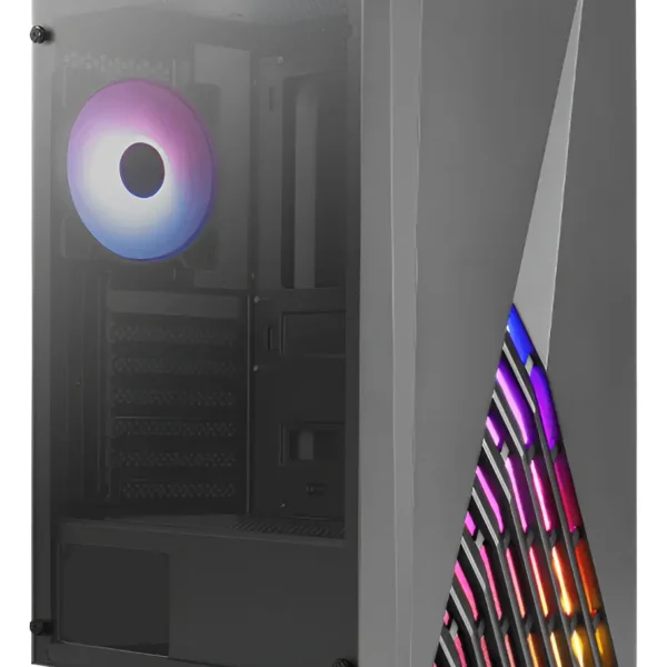 CHASIS MID-TOWER AEROCOOL DELTA G-BK-V2 NEGRO
