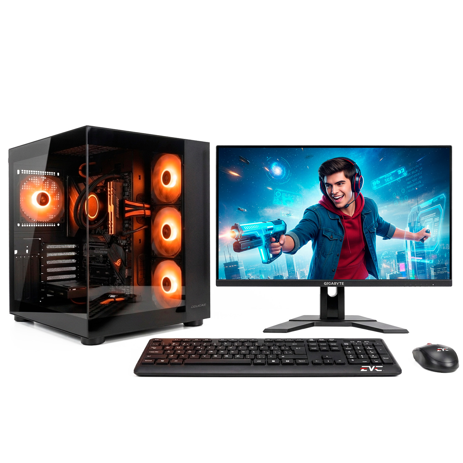 Front - DYNAMICP-APEX8 PC PREENSAMBLADO 8600G RAM 16GB SSD 500GB - Imagen 1