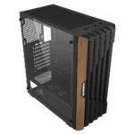 CHASIS MID-TOWER ICEBERG WOOD CORE NEGRO - Imagen 2