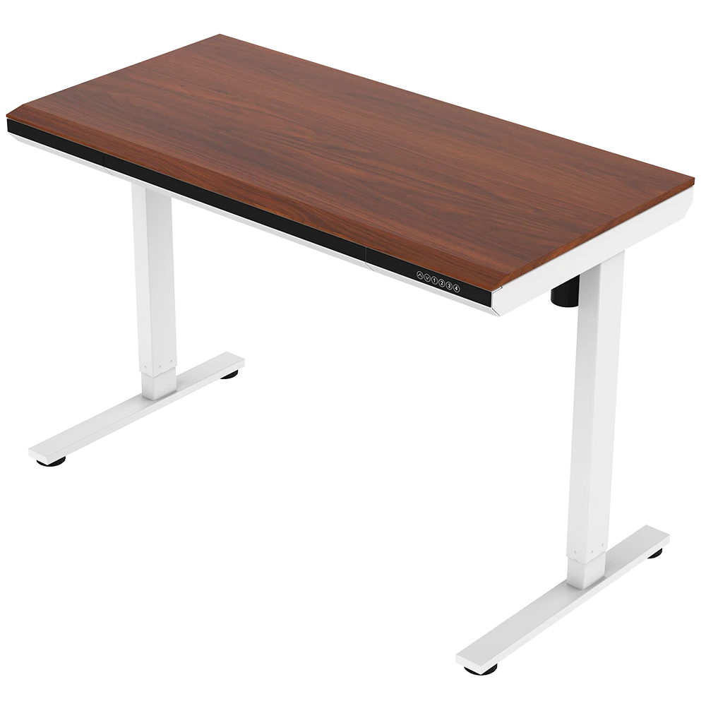 Product_20251129110532304371368.BOSCO-4 ESCRITORIO AJUSTABLE TAURET RISING BOSCO DESK NOGAL OSCURO (1 MONITOR) - Imagen 1