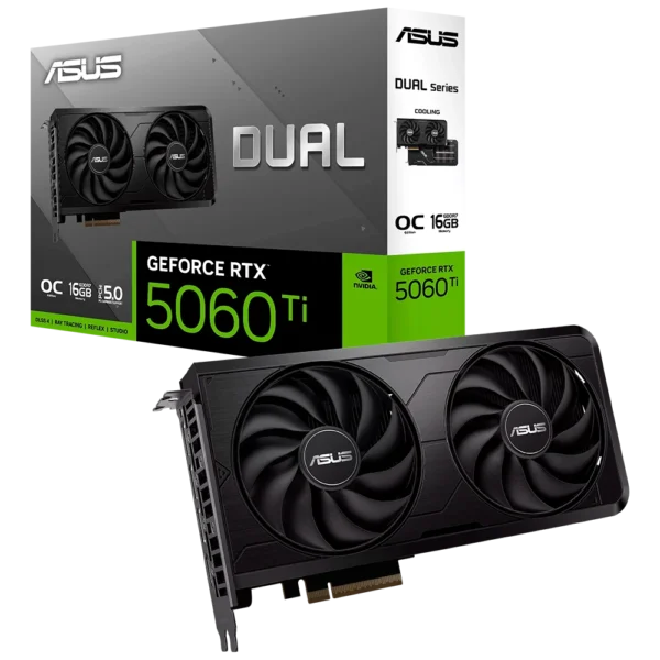 TARJETA DE VIDEO ASUS DUAL RTX 5060TI 16GB OC
