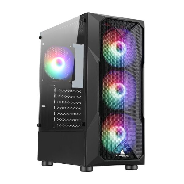 CHASIS MID-TOWER ICEBERG FLOW GS NEGRO