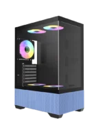 CHASIS MID-TOWER INFINITA i802 AIR AZUL Y VERDE - Imagen 2