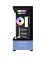 CHASIS MID-TOWER INFINITA i802 AIR AZUL Y VERDE - Imagen 4