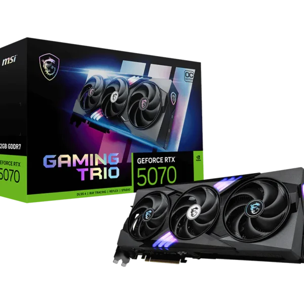 TARJETA DE VIDEO MSI GAMING TRIO OC RTX 5070 12GB