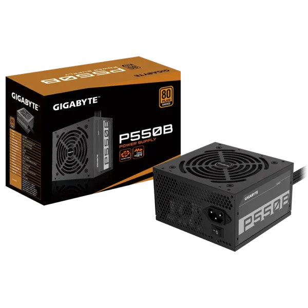FUENTE DE PODER GIGABYTE P550B 550W 80 PLUS BRONCE (NO MODULAR)