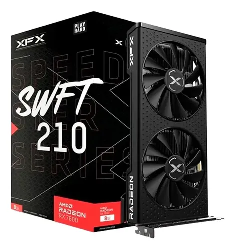 TARJETA DE VIDEO AMD XFX SWIFT 210 RX 7600 8GB (USADA)