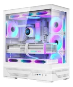 CHASIS MID-TOWER ICEBERG CRYSTAL GX BLANCO