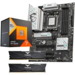 COMBO BOARD MSI B850 + RYZEN 7 7800X3D + KIT 32GB (2X16) 6000MHZ