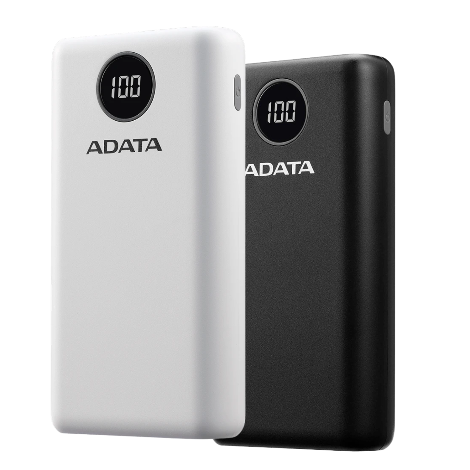 Diseño sin título (3) POWER BANK ADATA P20000QCD 20.000MAH USB-C NEGRO Y BLANCO - Imagen 1