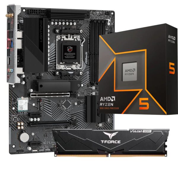 COMBO BOARD ASROCK B650M + RYZEN 5 9600X + RAM 16GB 6000MHZ