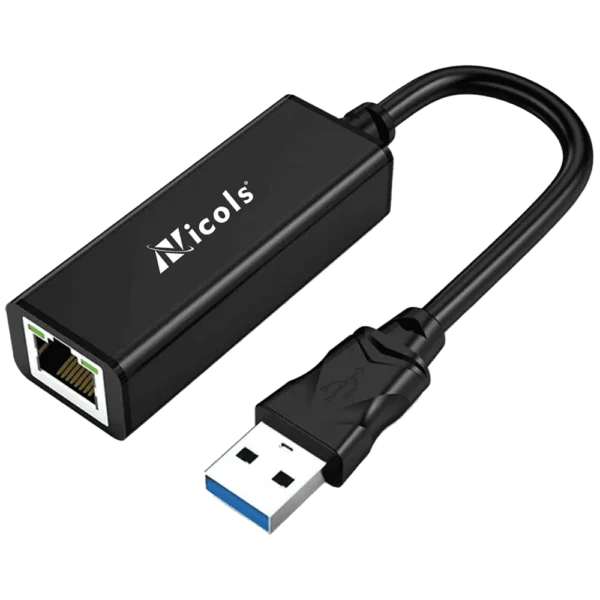 CONVERTIDOR NICOLS USB 3.0 A RJ45 ETHERNET GIGA