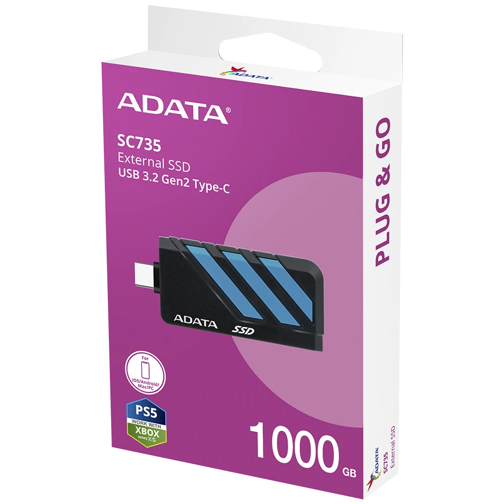 Product_20260521171401988573547.1TB DISCO SOLIDO EXTERNO ADATA SC735 1TB USB 3.2 USB-C - Imagen 1