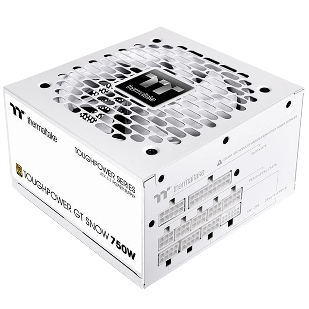 Product_202606091439221362549310.png-3 FUENTE DE PODER THERMALTAKE TOUGHPOWER GT 750W 80 PLUS GOLD MODULAR BLANCA - Imagen 1