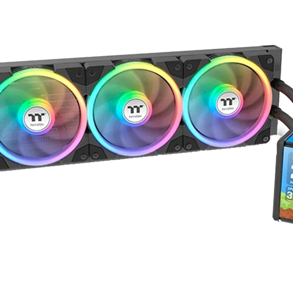 REFRIGERACION LIQUIDA THERMALTAKE AIO MINECUBE 360 ULTRA ARGB BLANCO Y NEGRO