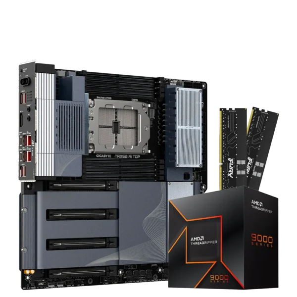 COMBO WORKSTATION AMD THREADRIPPER 9960X GIGABYTE TRX50 AI 64GB DDR5 SERVIDOR