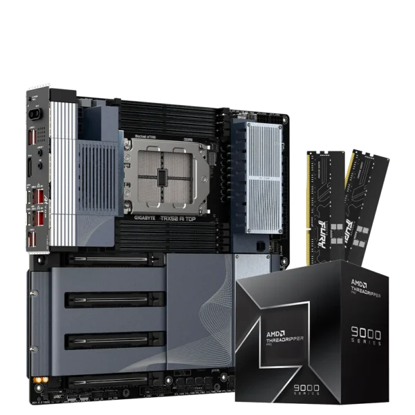 COMBO WORKSTATION AMD THREADRIPPER PRO 9965WX GIGABYTE TRX50 AI 64GB DDR5 SERVIDOR