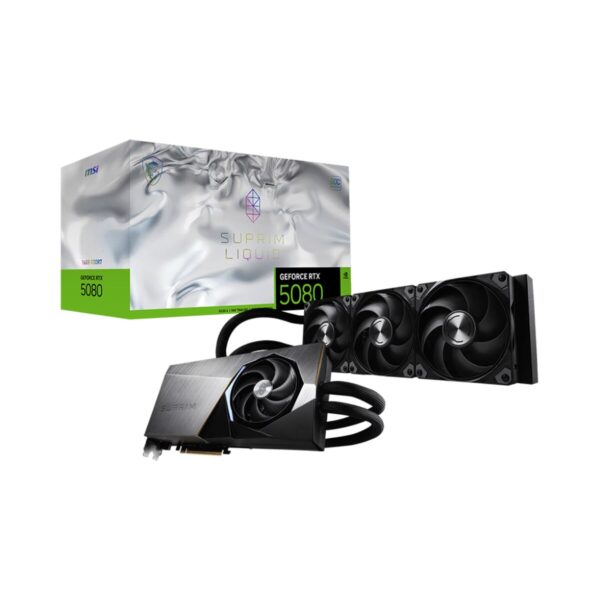 TARJETA DE VIDEO RTX 5080 16GB GDDR7 MSI SUPREME LIQUID