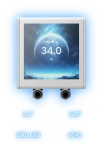 REFRIGERACIÓN LIQUIDA GAMDIAS CHIONE P5-240 ARGB DISPLAY LCD - Imagen 2