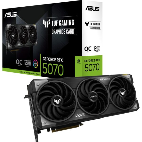 TARJETA DE VIDEO RTX 5070 12GB GDDR7 ASUS TUFF 3 FAN