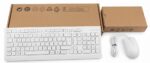 COMBO TECLADO Y MOUSE USB LENOVO BLANCO - Imagen 4