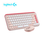 COMBO TECLADO Y MOUSE POP ICON LOGITECH ROSA