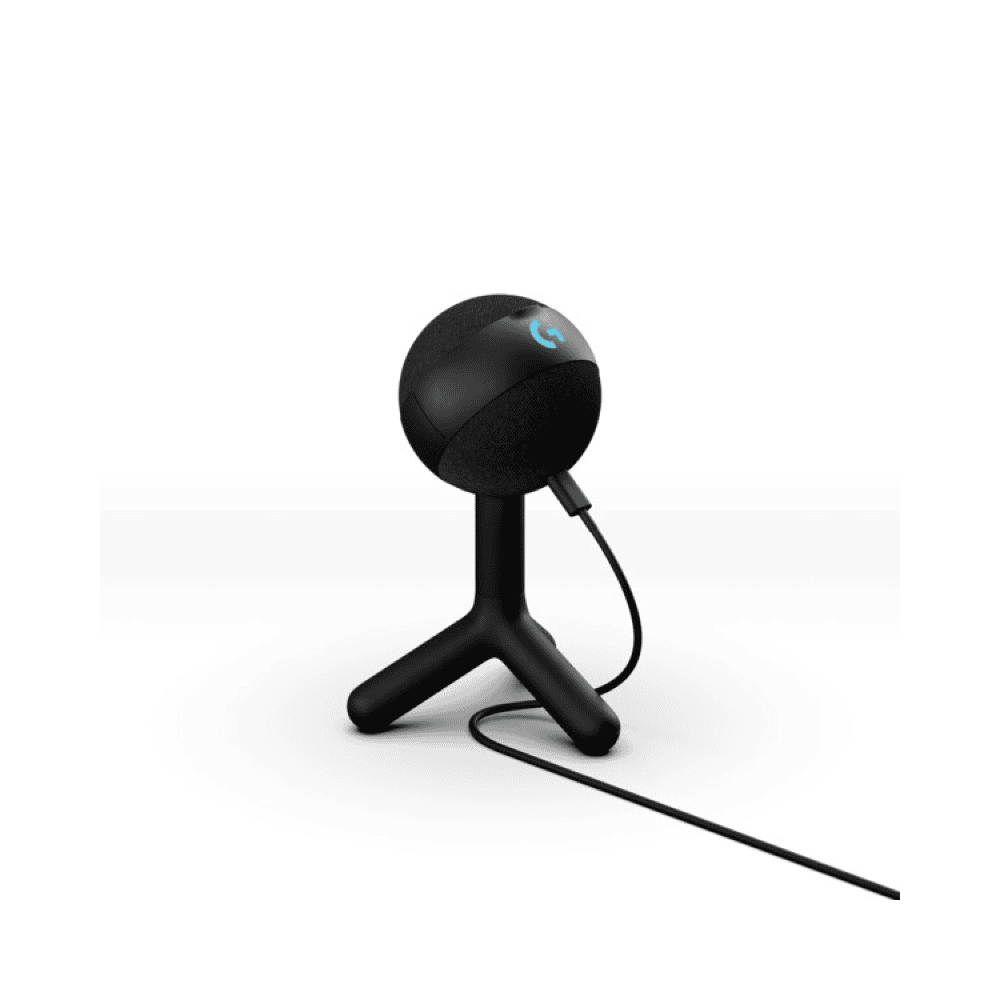 45457 MICROFONO STREAMER BLUE YETI ORB USB NEGRO LIGTHSYNC - Imagen 1