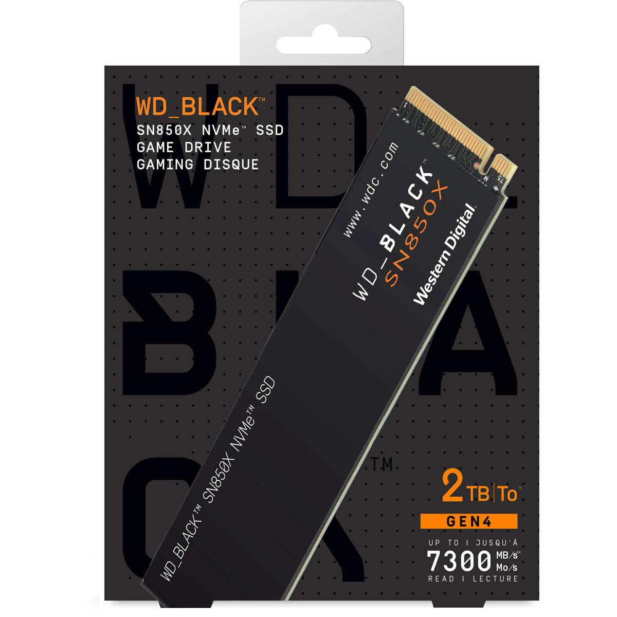 Version 1.0.0 UNIDAD SOLIDA M.2 2TB WD BLACK SN850X 7300MB/s - Imagen 1