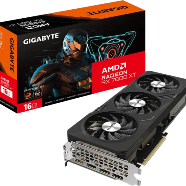 TARJETA DE VIDEO GIGABYTE RX 7600 16GB GAMING OC REV 1.0