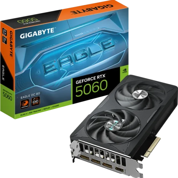 TARJETA DE VIDEO GIGABYTE EAGLE RTX 5060 8GB DUAL FAN